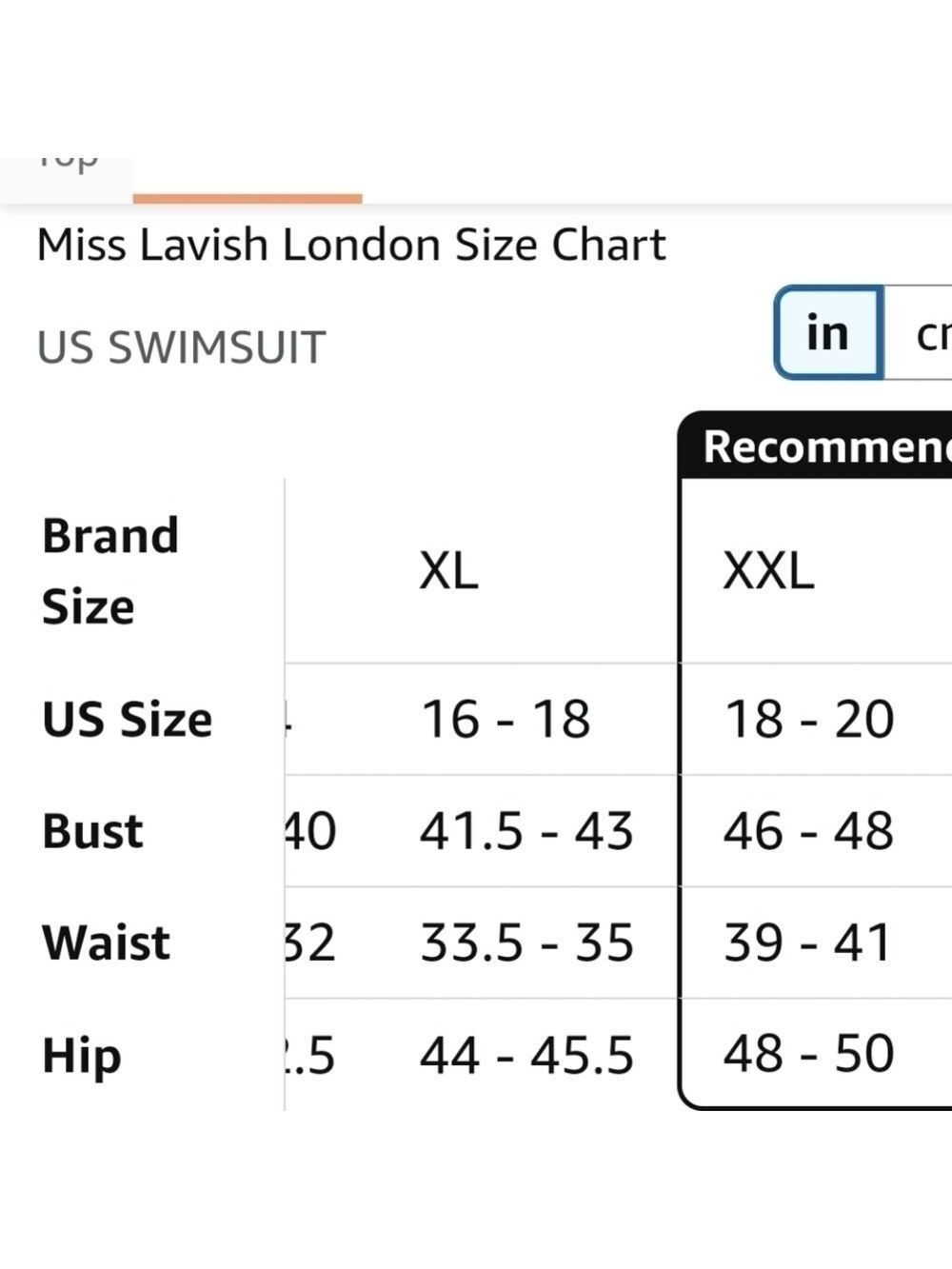 Miss Lavish London One Piece Swimsuits High Leg, Tummy Control NWT Size XXL - Picture 6 of 9